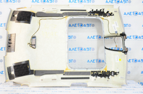 Acoperirea tavanului Audi A4 B9 17- gri, sub trapa, sub curățare chimică, colțul îndoit.