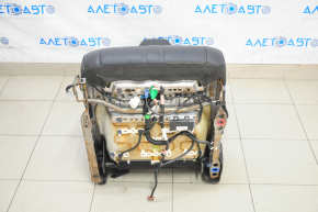 Scaun pasager Honda Insight 19-22 fără airbag, piele neagră, electric, fără suporturi, murdar, electricitate defectă, are nevoie de curățare chimică.