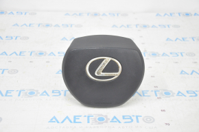 Airbag-ul de siguranță în volanul șoferului pentru Lexus ES300h ES350 13-15, pre-restilizare, negru, cu detalii cromate.