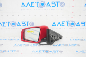 Зеркало боковое левое Mercedes GLA 15-20 10+6 пинов, без автосклад, поворотник, BSM, красное