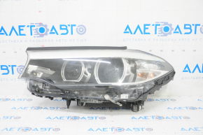 Far stânga față asamblată BMW 5 G30 17-20 inele Corona LED S524A cu montare, nisip