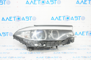 Фара передняя правая в сборе BMW 5 G30 17-20 LED Corona Rings S524A с креплением, песок, сломано крепление