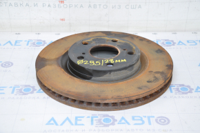 Placă de frână față stânga Lexus ES300h ES350 13-18 295/28mm ruginită