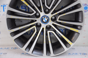 Roată de 18 inch, 8J ET:30 BMW 5 G30 17-23 gri, ușor zgâriată, coroziune