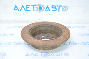 Placă de frână spate dreapta Toyota Avalon 13-18 280/10mm ruginită.