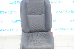 Scaun de pasager Nissan Rogue 14-20 fără airbag, manual, material textil negru, necesită curățare