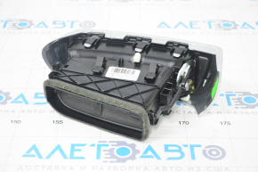 Tubul de aer dreapta pentru Porsche Cayenne 958 11-17, negru, cu crom