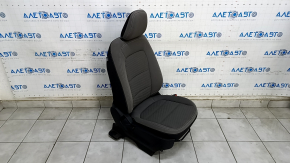 Scaun de pasager Ford Escape MK4 20- fără airbag, manual, cu încălzire, material textil gri, rupt.