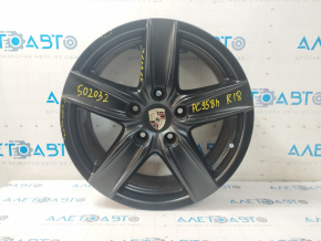 Диск колесный R18 5x130 Porsche Cayenne 958 11-14 черный, легкая бордюрка