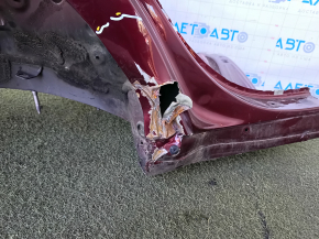 Четверть крыло задняя правая Toyota Avalon 13-18 красная, примята, надорвана, тычки, крашеная