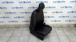 Scaun de pasager Ford Fusion mk5 17-20 cu airbag, piele neagră, electric, încălzire