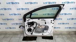 Ușă asamblată față dreapta Ford Fusion mk5 13-20 alb YZ, keyless, lovitură