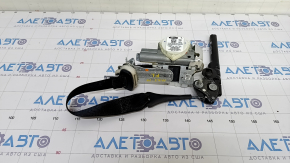 Centura de siguranță pentru șofer Ford Fusion mk5 17-20, neagră, cu tensionator, reglabilă, potrivită pentru curățare chimică.