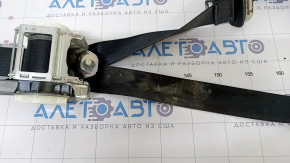 Centura de siguranță pentru șofer Ford Fusion mk5 17-20, neagră, cu tensionator, reglabilă, potrivită pentru curățare chimică.