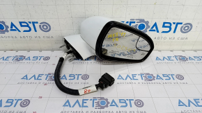 Зеркало боковое правое Ford Fusion mk5 13-20 11 пинов, поворотник, подогрев, белое