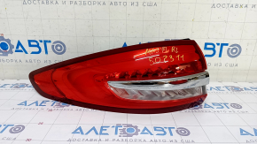 Lampa exterioară aripă stângă Ford Fusion mk5 17-20 uzată.