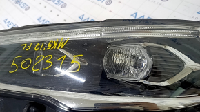 Far stânga față asamblată Ford Fusion mk5 17-20 LED, cu DRL, nisip, suport rupt