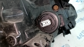 Фара передняя левая голая Jeep Cherokee KL 19-23 LED, без блока, без крепления, повреждение водой