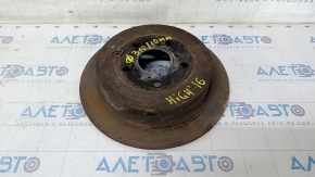 Placă de frână spate stânga Toyota Highlander 14-19 310/10mm ruginită.