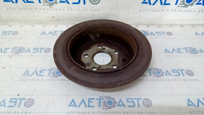 Placă de frână spate dreapta Toyota Highlander 14-19 310/10mm ruginită.