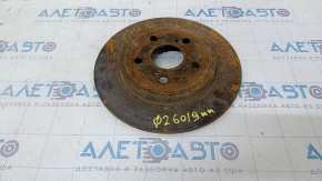 Placă de frână spate stânga Toyota Prius 30 10-15 260/9mm ruginită.