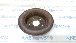 Placă de frână spate dreapta Toyota Rav4 13-18 280/12 ruginită.