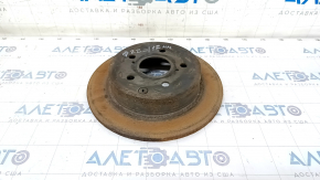 Placă de frână spate dreapta Toyota Rav4 13-18 280/12 ruginită.