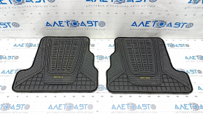 Set de covorașe pentru interiorul mașinii Ford Escape MK3 13-19, din cauciuc, negru