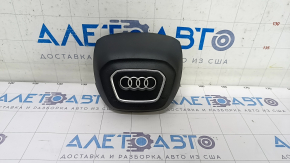 Подушка безопасности airbag в руль водительская Audi Q5 80A 18-20 черная, тип 2, полез хром