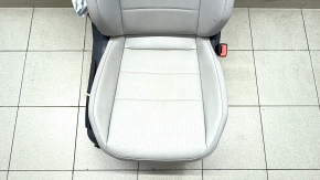 Scaun de pasager VW Tiguan 18- fără airbag, manual, piele gri, uzat