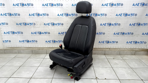 Scaunul șoferului Audi Q5 80A 18- cu AIRBAG, piele, negru, electric, cu încălzire, zdrobit, crăpaturi