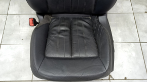 Scaunul șoferului Audi Q5 80A 18- cu AIRBAG, piele, negru, electric, cu încălzire, zdrobit, crăpaturi