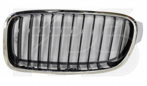 Решетка радиатора grill левая BMW 3 F30 4d 12-18 новый неоригинал