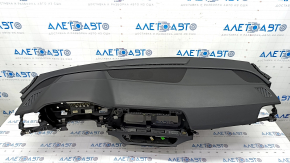 Торпедо передняя панель с AIRBAG Audi Q5 80A 18-19 черная