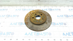 Placă de frână spate stânga Lexus CT200h 11-17 280/10mm ruginită.