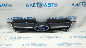 Решетка радиатора grill Ford C-max MK2 13-18 с эмблемой, песок