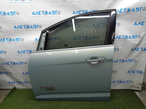 Ușă asamblată față stânga Ford C-max MK2 13-18 keyless, Energi, albastru YQ, manere, capacul este rupt.