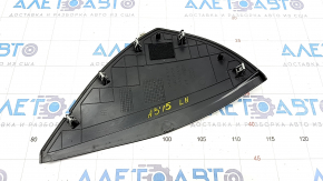 Capacul panoului frontal lateral stânga Audi A3 8V 15-20 4d, 5d negru