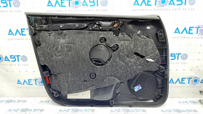 Обшивка двери карточка передняя правая Audi A3 8V 15-20 4d, 5d, черная