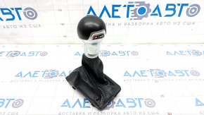 Ручка КПП Audi A3 8V 15-20 S-tronic черная строчка, царапины на коже