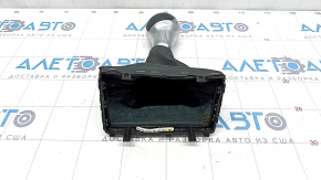 Ручка КПП Audi A3 8V 15-20 S-tronic черная строчка, царапины на коже