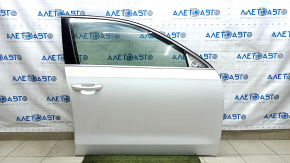 Ușă asamblată față dreapta VW Passat b8 16-19 SUA alb LC9A, fără cheie, buton