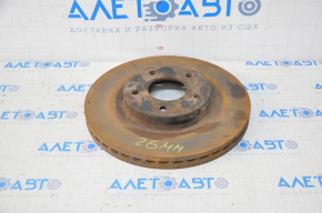 Placă de frână față dreapta Nissan Altima 19- 295/26mm ruginită.