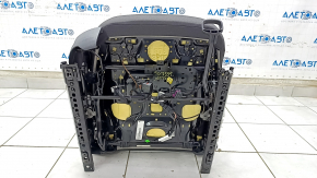 Пассажирское сидение VW Jetta 11-18 USA без airbag, механическое, тряпка черная с светло-серой вставкой, под химчистку