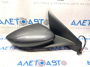 Зеркало боковое правое в сборе Chrysler 200 15-17 5 пинов, подогрев, графит PAU