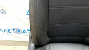 Scaun de pasager VW Passat b8 16-19 SUA cu airbag, manual, piele neagră, încălzit, necesită curățare chimică.