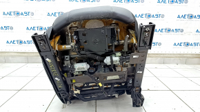 Scaun pasager Jeep Cherokee KL 19- fără airbag, piele neagră, electric, încălzire, electricitate nefuncțională, necesită curățare chimică