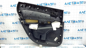 Capacul usii spate dreapta Dodge Durango 11-15 negru SXT, cotiera piele neagra, ornamente gri, zgariata.