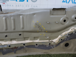 Задняя панель Nissan Rogue 14-20 серебро, примята
