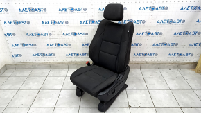 Scaun șofer Dodge Durango 14-17 fără airbag, material textil negru, electric, pentru curățare chimică, zgârieturi pe plastic.